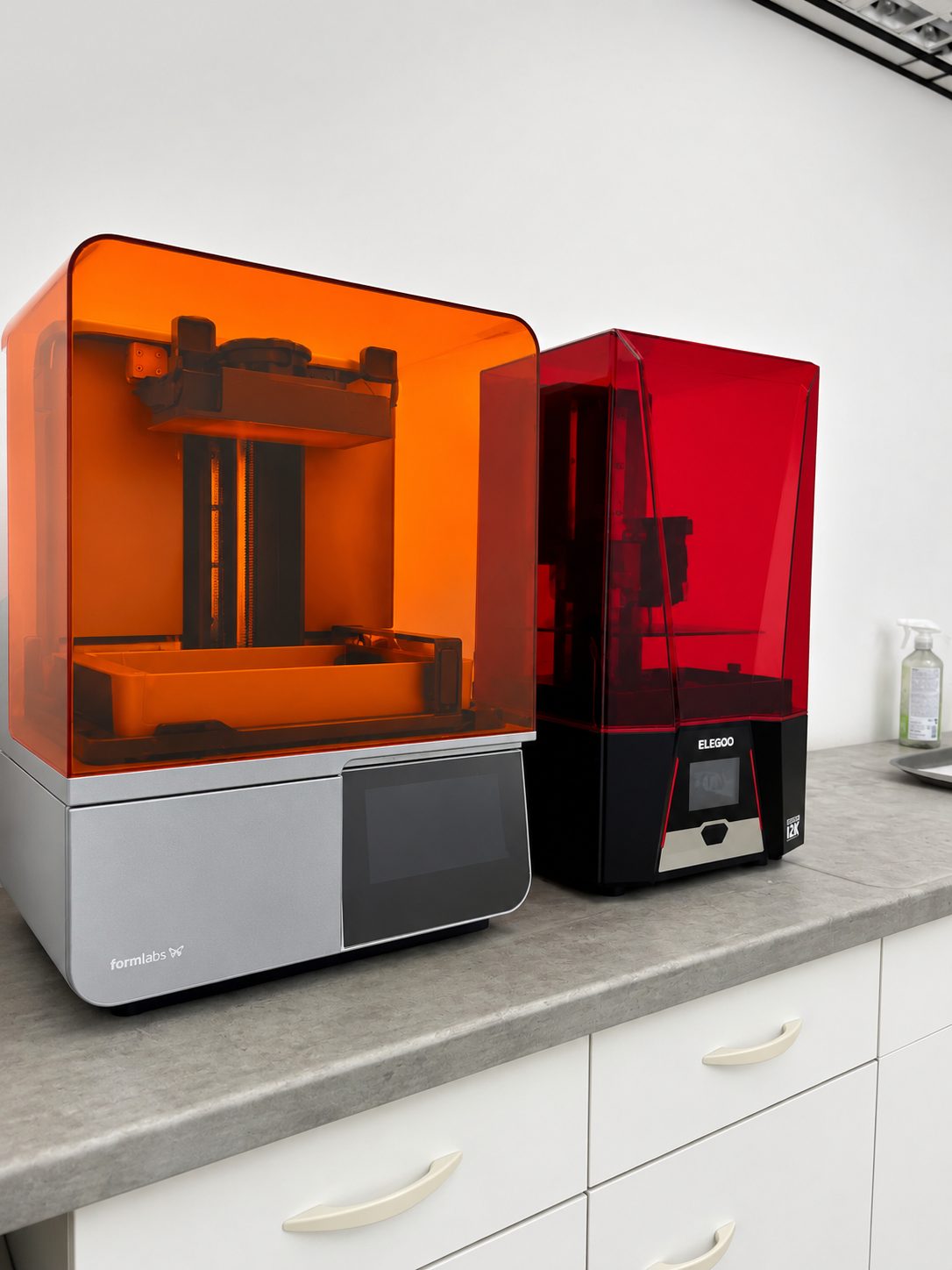 Imprimantes 3D Formlabs et Elegoo